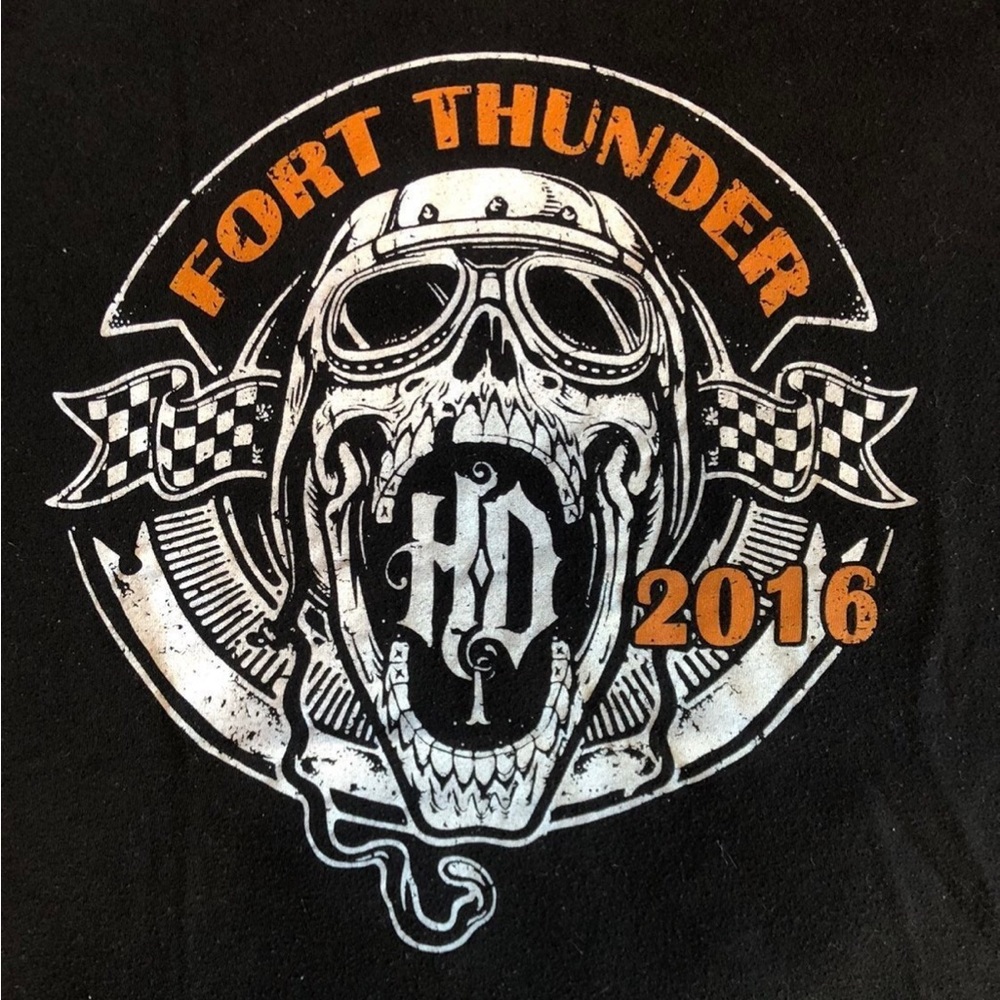 Vintage Harley-Davidson Fort Thunder 2016 tshirt